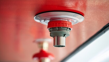 fire sprinkler nozzle installed on the ceiling for an automatic fast response fire protection system ensuring safety and quick action in emergency situations with effective fire sprinkler solutions