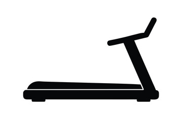 Obraz premium Vector art of treadmill for fitness and exercise isolated