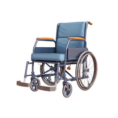 Fototapeta premium Accessible Wheelchair PNG, Disability Aid, Medical Equipment, 3D Render, Transparent Background stock image