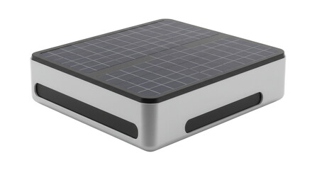 Fototapeta premium Solar Battery Pack Modern Design Isolated On Transparent Background