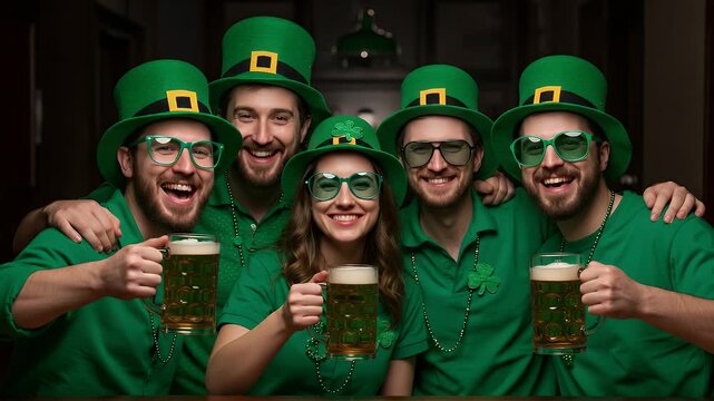 St. Patrick's Day celebration with friends