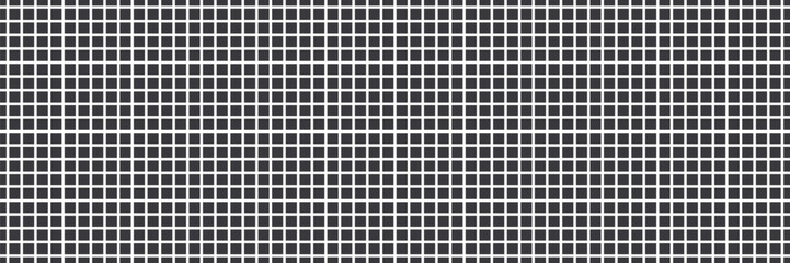 Square grid background with empty space on black backdrop. Design of square graph paper, school math sheet, grid paper sheet, notebook pattern, architectural graph paper.