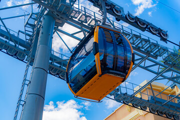 The cable car cabin.

A cable car in Nha Trang, Vietnam. 