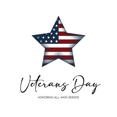 Veterans day card or background. vector illustration.