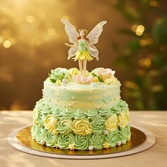 Generative AI, Fairytale-inspired birthday cake