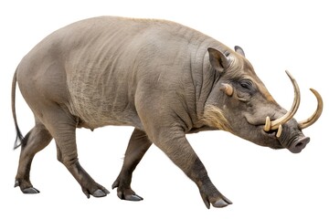 Naklejka premium Babyrousa isolated on white background