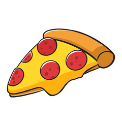 vector illustration of pizza
