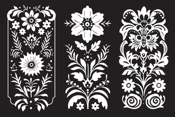 Ornate Floral Laser Cut Panel Designs – SVG Pattern Bundle for CNC & Cricut