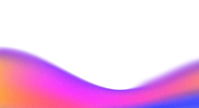 Abstract wavy grainy gradient. Neon mesh wave frame. Smooth color purple gradation backdrop design.