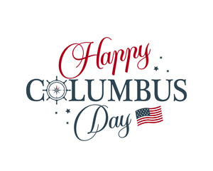 Columbus day  greeting card or background. vector illustration.
