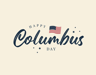 Columbus day  greeting card or background. vector illustration.