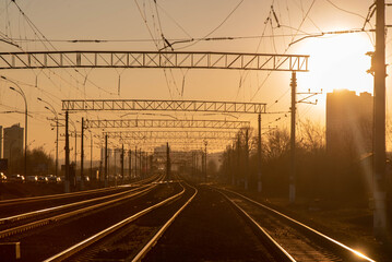 there is a railway in the city