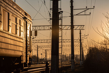 there is a railway in the city