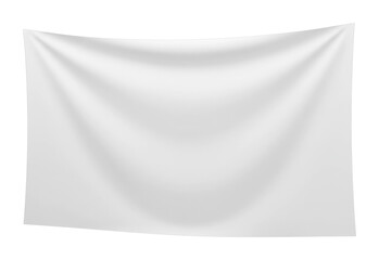 Naklejka premium Draped white fabric display studio setting soft lighting textural exploration. Cut out png