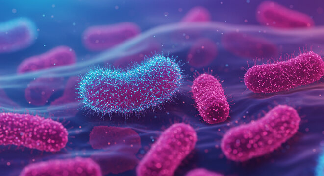 Vaginal Microbiome Macro with Healthy Bacteria