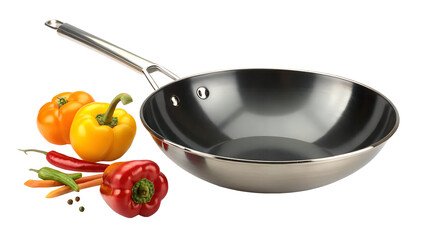 frying pan isolated on white