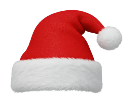 Festive celebration action christmas hat display holiday season digital joyful mood cheerful concept. Cut out png