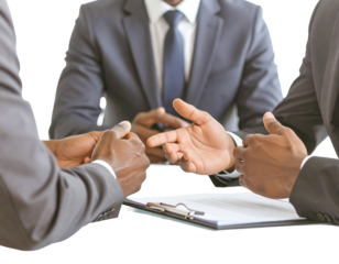 Business meeting interaction