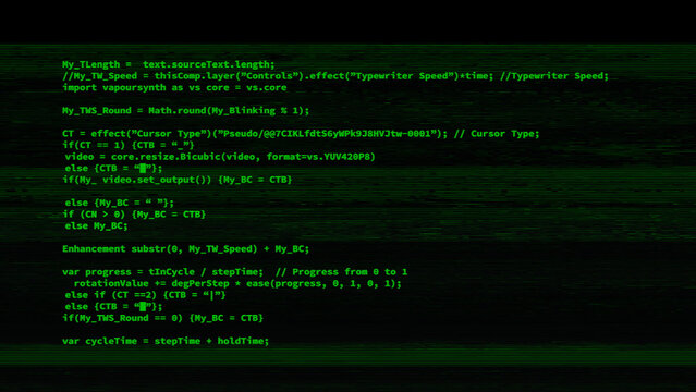 Typewriter Text II CRT Monitor Animated Text Effect