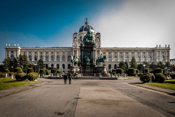 Fototapeta premium Walking in Vienna Old Town Street