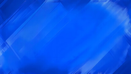 Abstract Blue Background with Diagonal Brush Strokes