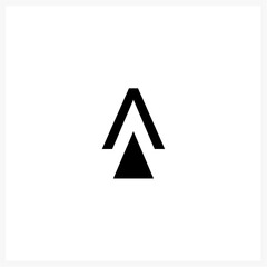 Letter A Logo on Bag