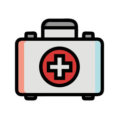 Obraz premium First Aid Kit Icon for Mobile Apps and Websites
