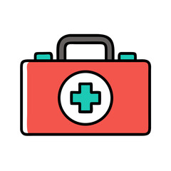Fototapeta premium First Aid Kit Icon for Mobile Apps and Websites