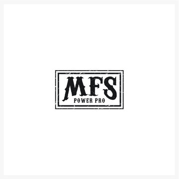 Distressed MFS Power Pro Bold Logo