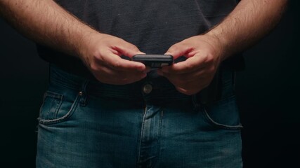 Pager beeper device close up on a desk, retro phone 90s instant communication and connection, sms messaging in the early 80s 90s digital age - Powered by Adobe