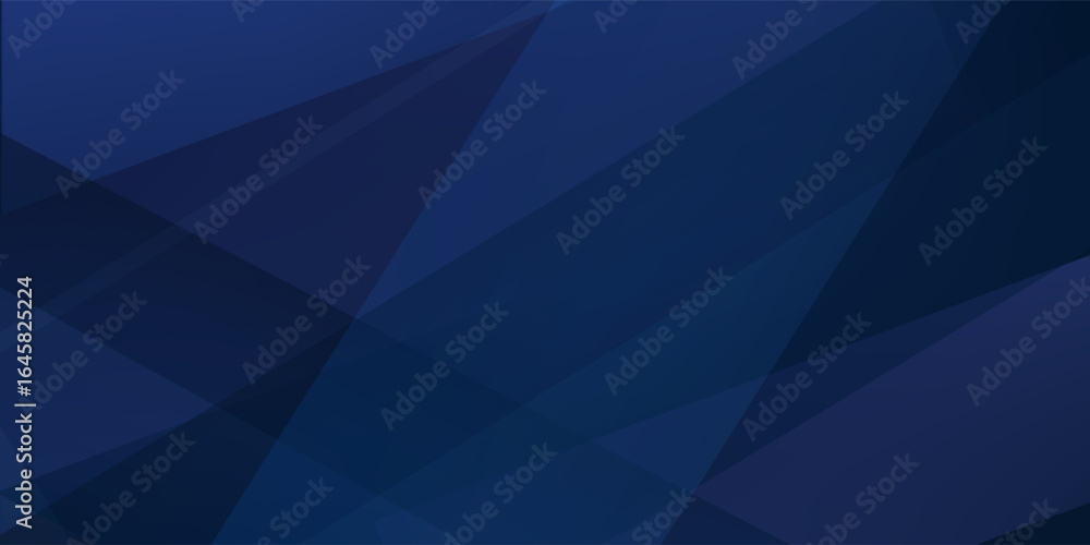 Poster modern dark blue paper background with dark 3d layered line triangle texture in elegant website or t