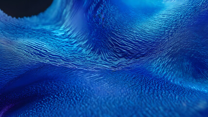 Abstract Blue Liquid Texture Background Image