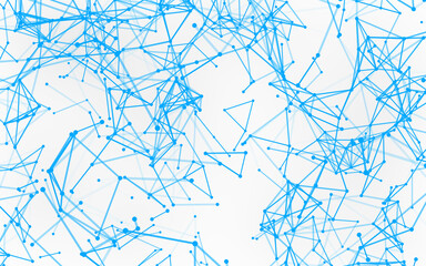 High-resolution abstract digital background featuring glowing black plexus of interconnected points and lines. Represents big data, neural networks, and futuristic technology. Ideal for AI, blockchain