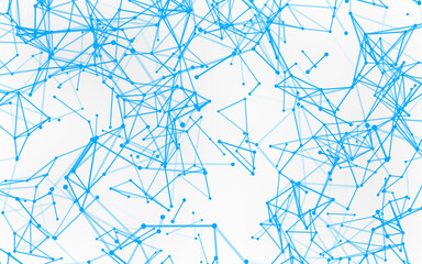 High-resolution abstract digital background featuring glowing black plexus of interconnected points and lines. Represents big data, neural networks, and futuristic technology. Ideal for AI, blockchain