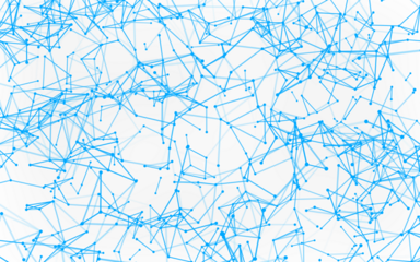 High-resolution abstract digital background featuring glowing black plexus of interconnected points and lines. Represents big data, neural networks, and futuristic technology. Ideal for AI, blockchain