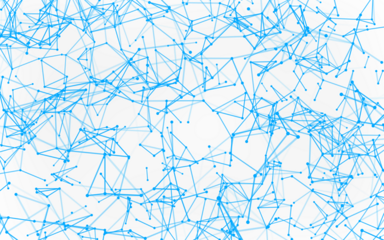 High-resolution abstract digital background featuring glowing black plexus of interconnected points and lines. Represents big data, neural networks, and futuristic technology. Ideal for AI, blockchain