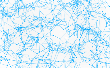 High-resolution abstract digital background featuring glowing black plexus of interconnected points and lines. Represents big data, neural networks, and futuristic technology. Ideal for AI, blockchain