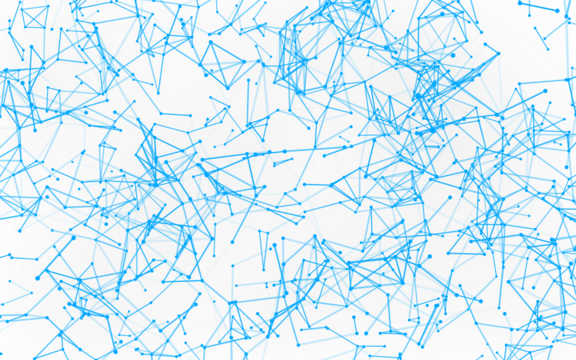 High-resolution abstract digital background featuring glowing black plexus of interconnected points and lines. Represents big data, neural networks, and futuristic technology. Ideal for AI, blockchain