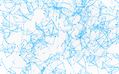 High-resolution abstract digital background featuring glowing black plexus of interconnected points and lines. Represents big data, neural networks, and futuristic technology. Ideal for AI, blockchain