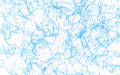 High-resolution abstract digital background featuring glowing black plexus of interconnected points and lines. Represents big data, neural networks, and futuristic technology. Ideal for AI, blockchain