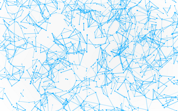 High-resolution abstract digital background featuring glowing black plexus of interconnected points and lines. Represents big data, neural networks, and futuristic technology. Ideal for AI, blockchain