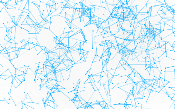 High-resolution abstract digital background featuring glowing black plexus of interconnected points and lines. Represents big data, neural networks, and futuristic technology. Ideal for AI, blockchain