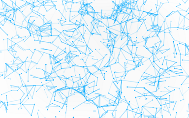 High-resolution abstract digital background featuring glowing black plexus of interconnected points and lines. Represents big data, neural networks, and futuristic technology. Ideal for AI, blockchain