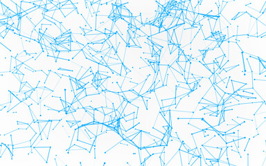 High-resolution abstract digital background featuring glowing black plexus of interconnected points and lines. Represents big data, neural networks, and futuristic technology. Ideal for AI, blockchain