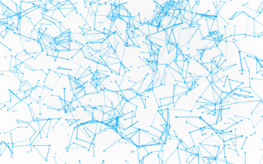 High-resolution abstract digital background featuring glowing black plexus of interconnected points and lines. Represents big data, neural networks, and futuristic technology. Ideal for AI, blockchain