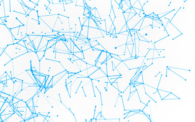 High-resolution abstract digital background featuring glowing black plexus of interconnected points and lines. Represents big data, neural networks, and futuristic technology. Ideal for AI, blockchain