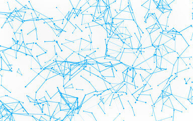 High-resolution abstract digital background featuring glowing black plexus of interconnected points and lines. Represents big data, neural networks, and futuristic technology. Ideal for AI, blockchain