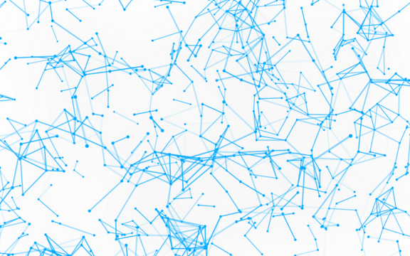 High-resolution abstract digital background featuring glowing black plexus of interconnected points and lines. Represents big data, neural networks, and futuristic technology. Ideal for AI, blockchain