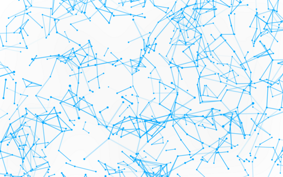 High-resolution abstract digital background featuring glowing black plexus of interconnected points and lines. Represents big data, neural networks, and futuristic technology. Ideal for AI, blockchain