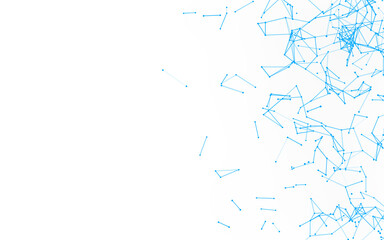 High-resolution abstract digital background featuring glowing black plexus of interconnected points and lines. Represents big data, neural networks, and futuristic technology. Ideal for AI, blockchain